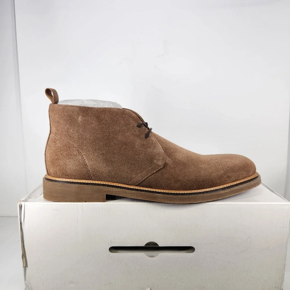 Aldo Jefrey Chukka Boots Mens Size 12 Brown Suede Lace Up Casual Shoes NEW